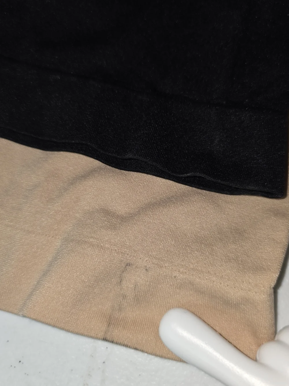 BCBGMaxAzria Seamless Slip Shorts 2 Pack Beige & Black Sz 2X Everyday Layering